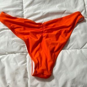 orange cheeky bikini bottom- never worn